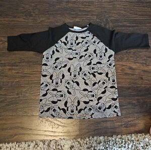 Lularoe girls 3/4 sleeve Minnie Mouse shirt